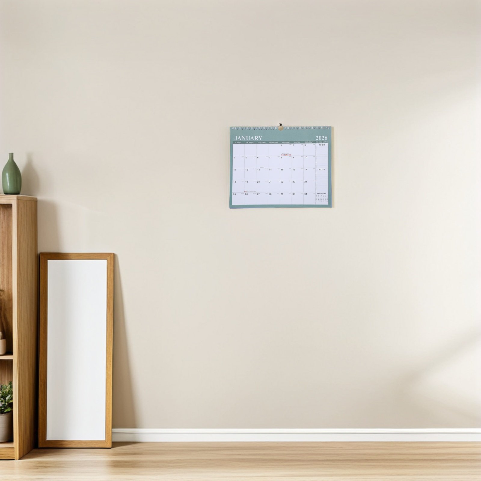 Home Office Holidays 2026 - 2026 1-2027 6 Large Hanging Monthly