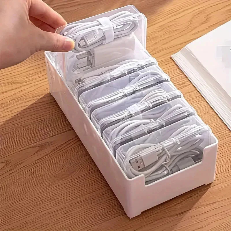 Cable Management Box - Data Cable Organizer Box, Winding Cord