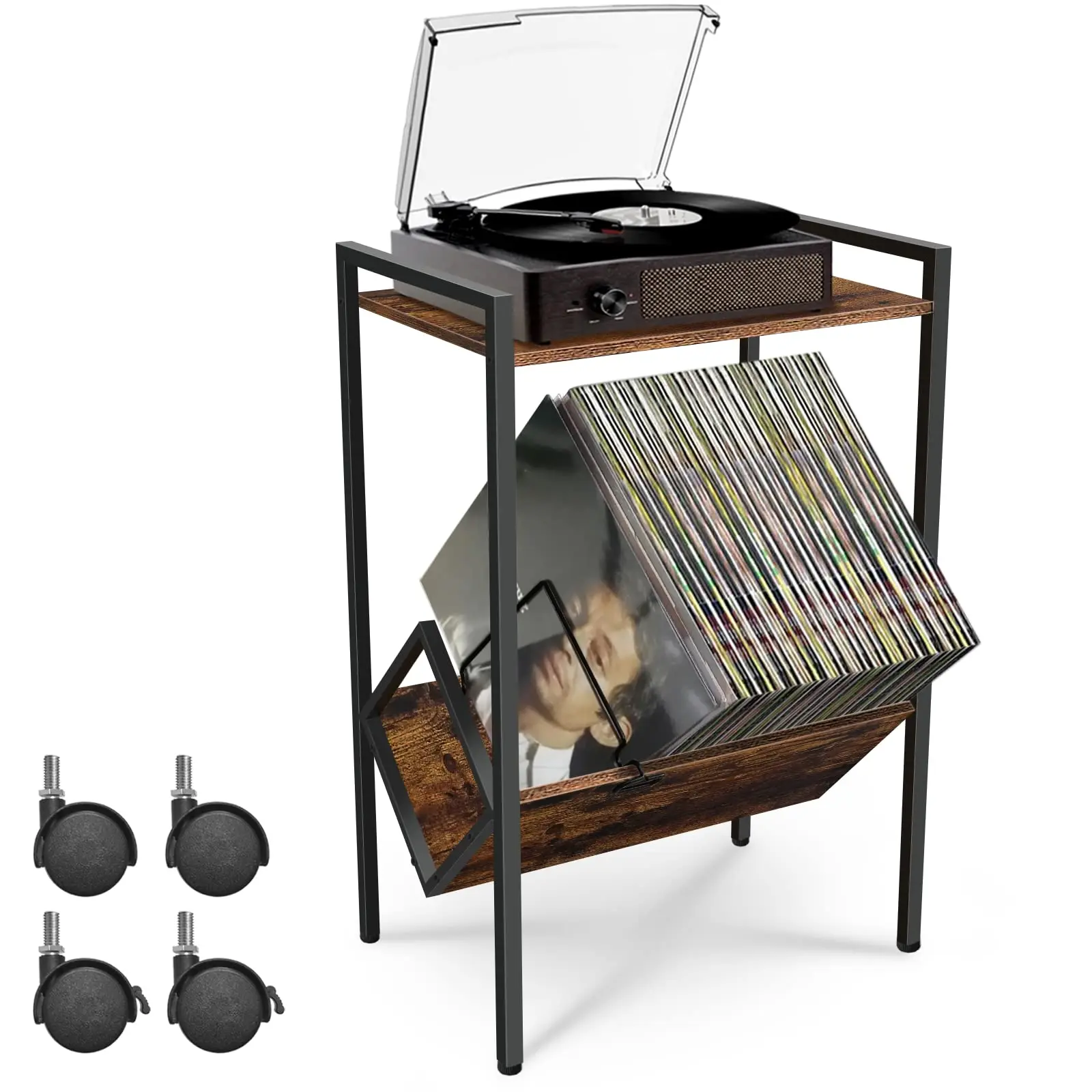Home Office Of Amazon - 'Table Nightstand Up to 80 Albums