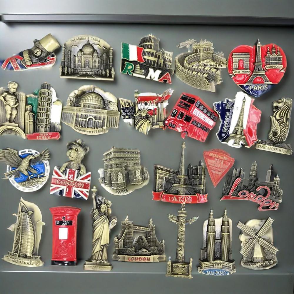 Home Office Of London - Metal Fridge Magnet Refrigerator USA Alaska