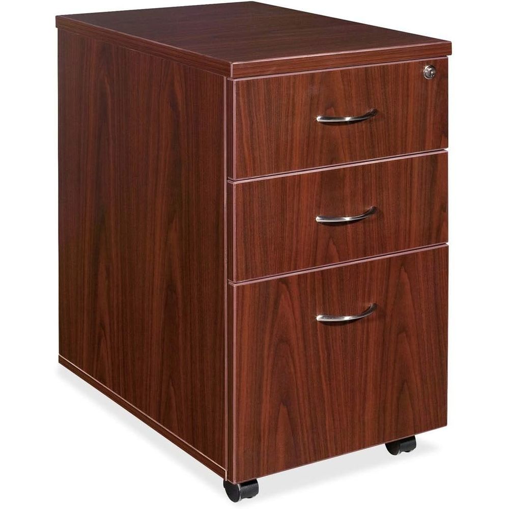 Drawer Pedestal Cabinet - Mobile Pedestal with Drawers, 16x22x28-1/4-Inch, Storage