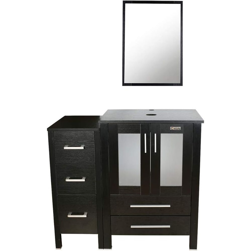 36 Deep Pedestal Bathroom Vani - Drawer Pedestal Cabinet review and price
