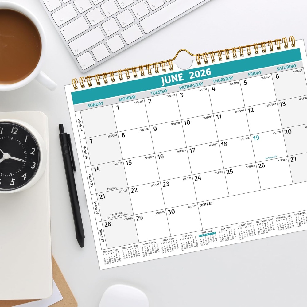 2025 2026 2027 Wall Calendar 2 - Home Office Holidays 2026 review and price