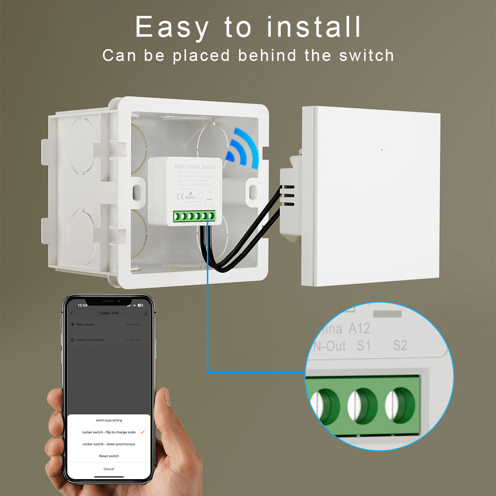 Tuya Smart Life WiFi Switch 1P - Home Office Google review and price