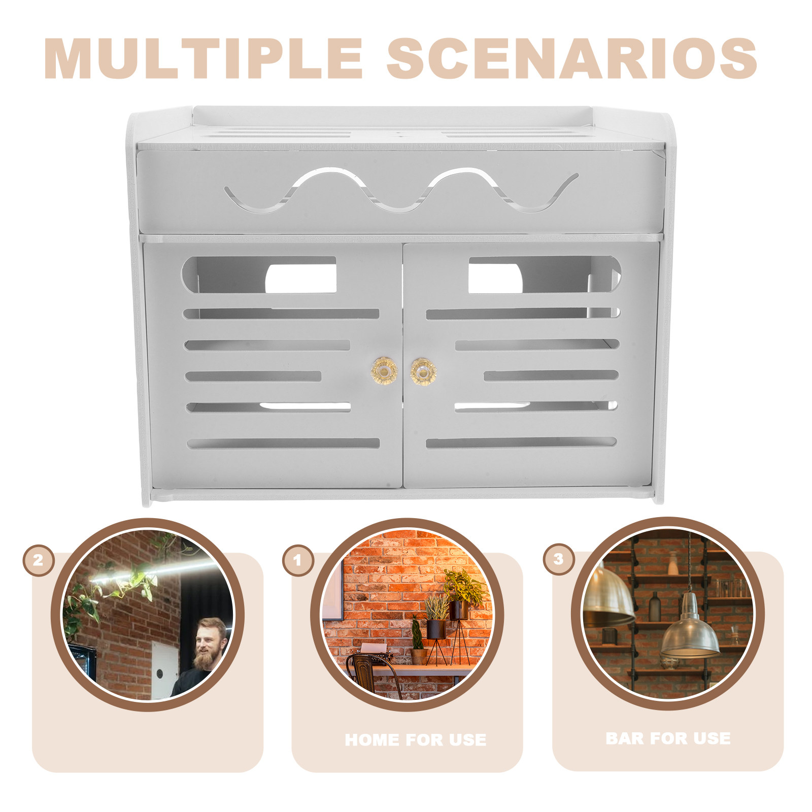 3 Layers WiFi Router Storage B - Cable Management Box review and price