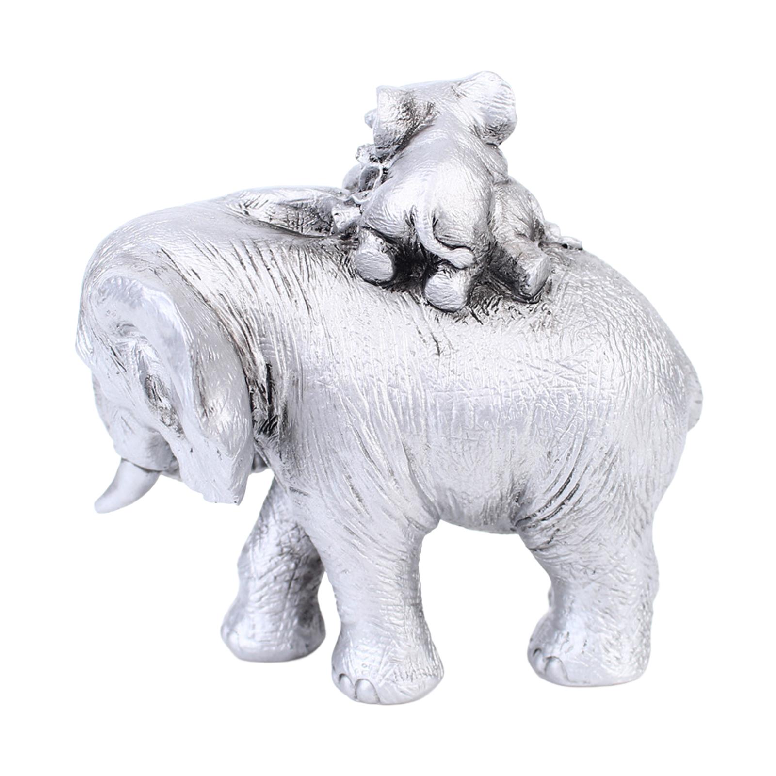 Elephant Mother and Child Stat - Home Office With Bookshelves review and price