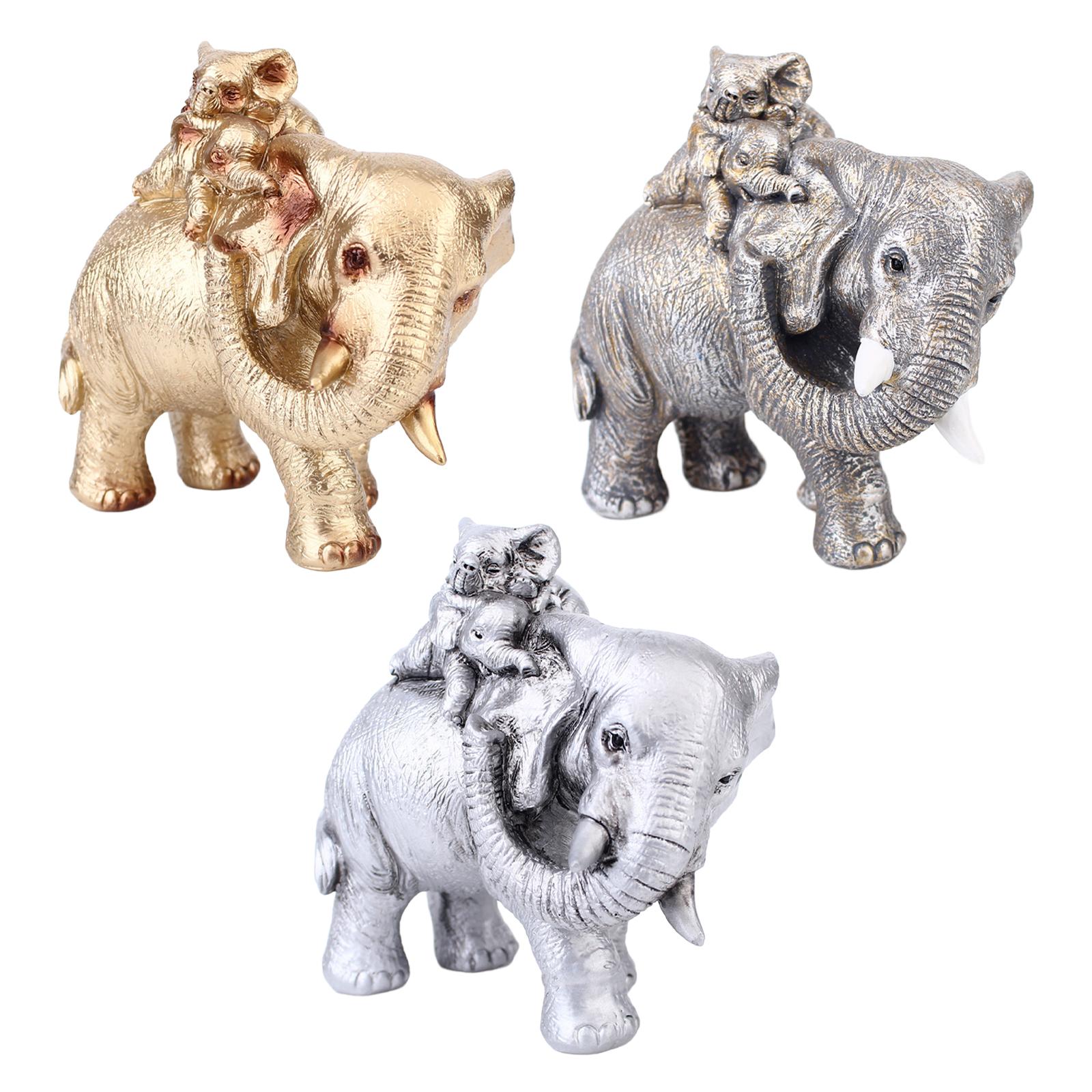 Elephant Mother and Child Stat - Home Office With Bookshelves review and price