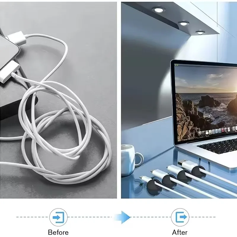 5/50Pcs Cable Clip Winder Orga - Cable Management Box review and price
