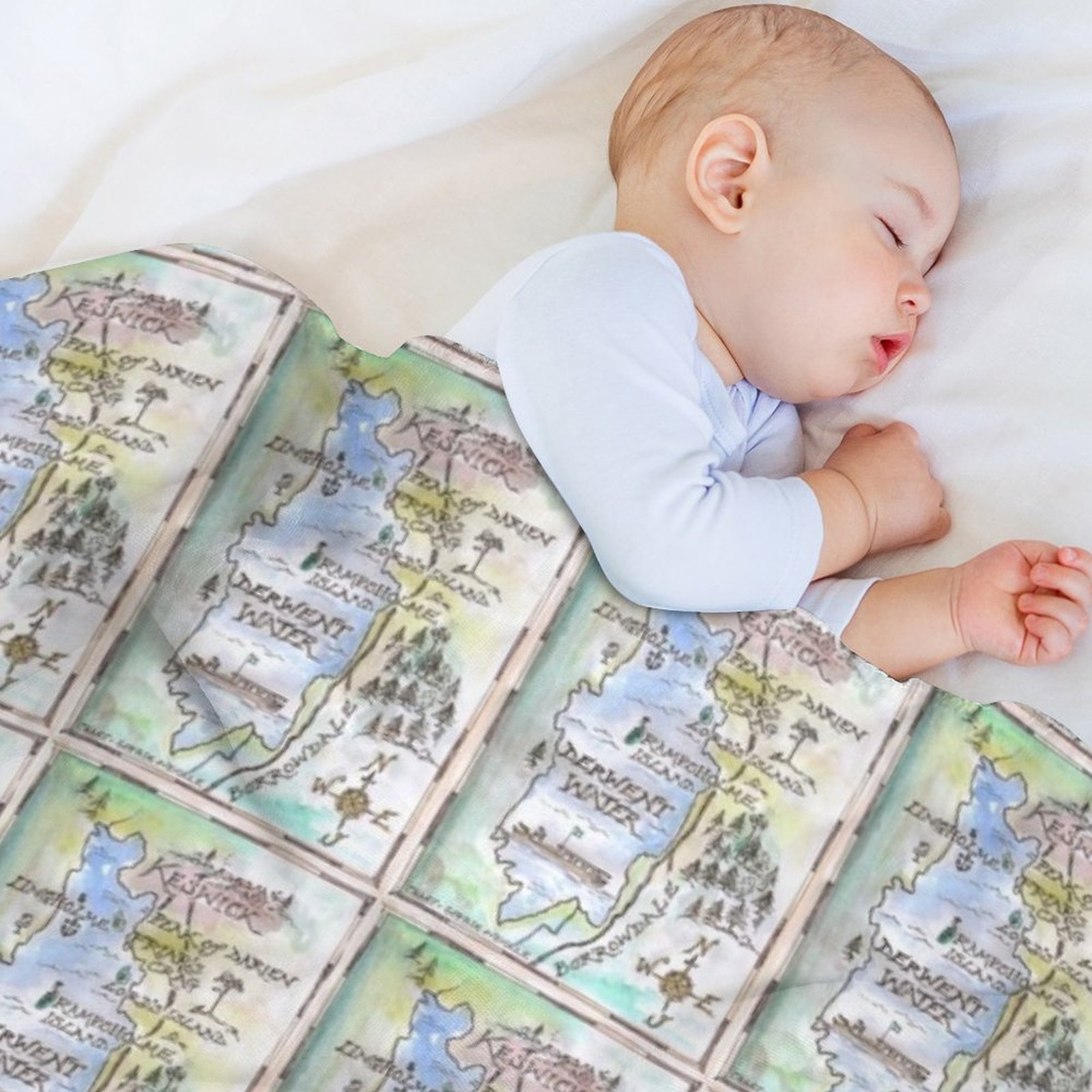 Swallows and Amazons map of De - Home Office Of Amazon review and price
