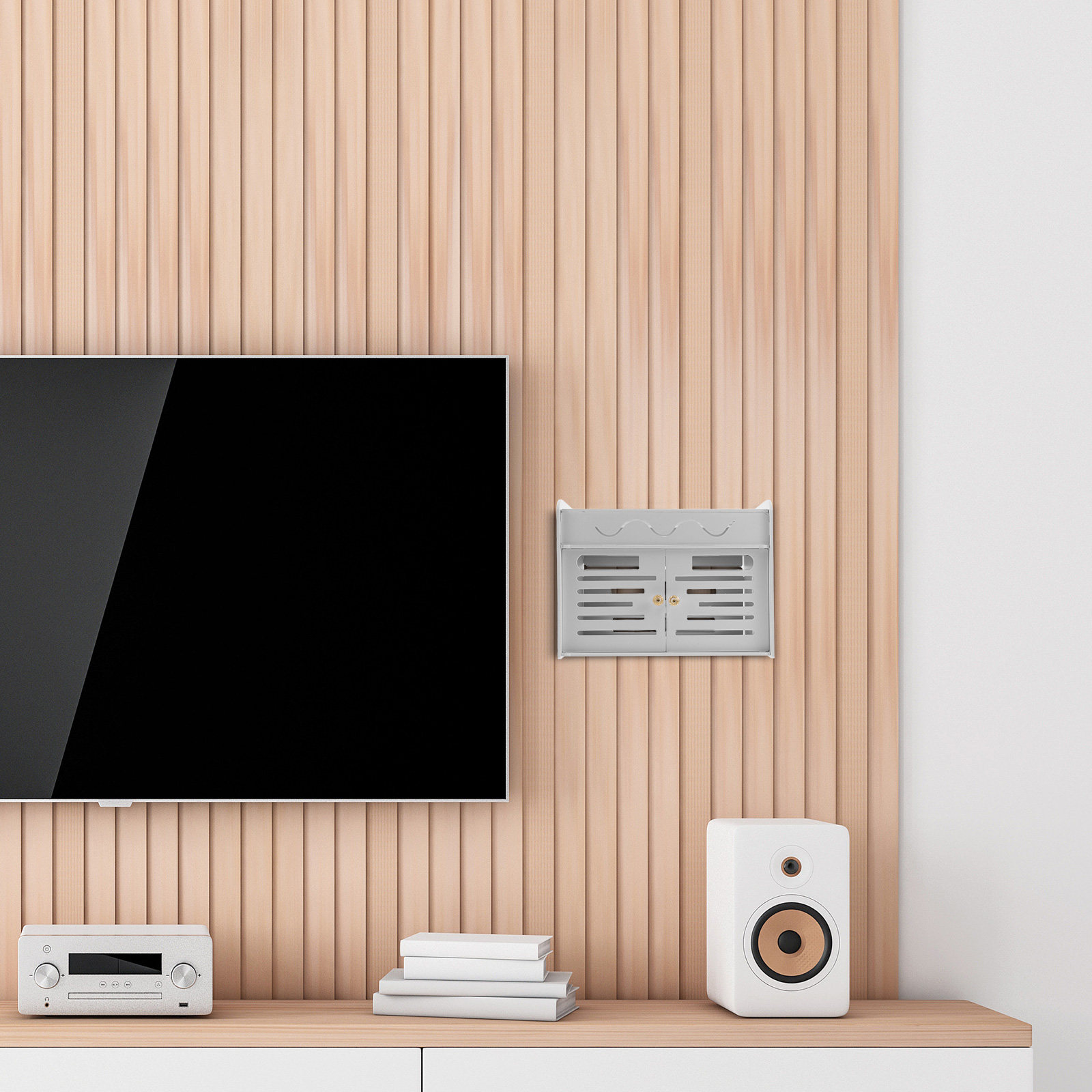 3-Layer WiFi Router Storage Bo - Cable Management Box review and price