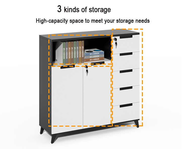 White Multi Drawer Password Lo - Drawer Pedestal Cabinet review and price