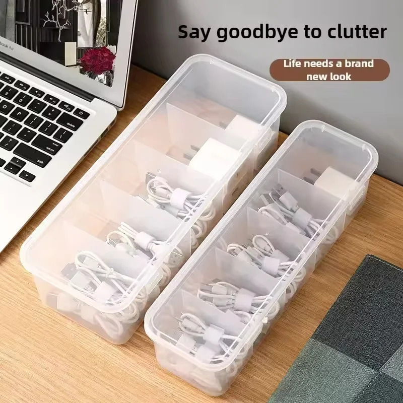 Transparent Cable Storage Box, - Cable Management Box review and price