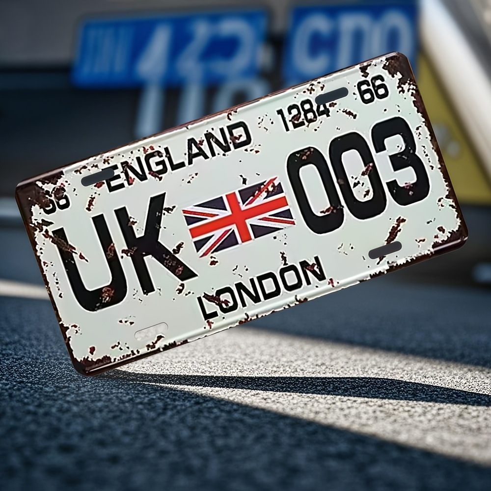 Vintage London UK License Plat - Home Office Of London review and price