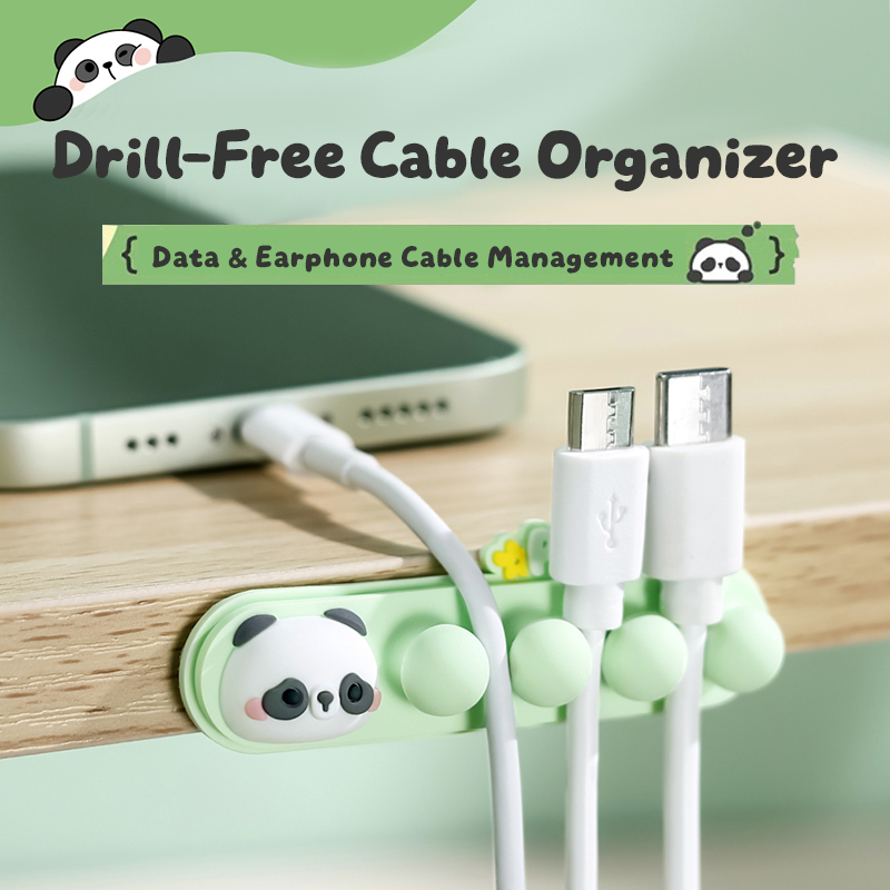 Cartoon Panda Cable Holder: Se - Cable Management Box review and price
