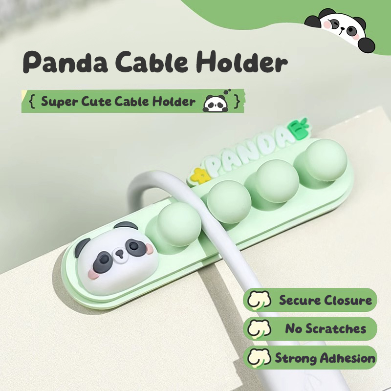Cartoon Panda Cable Holder: Se - Cable Management Box review and price