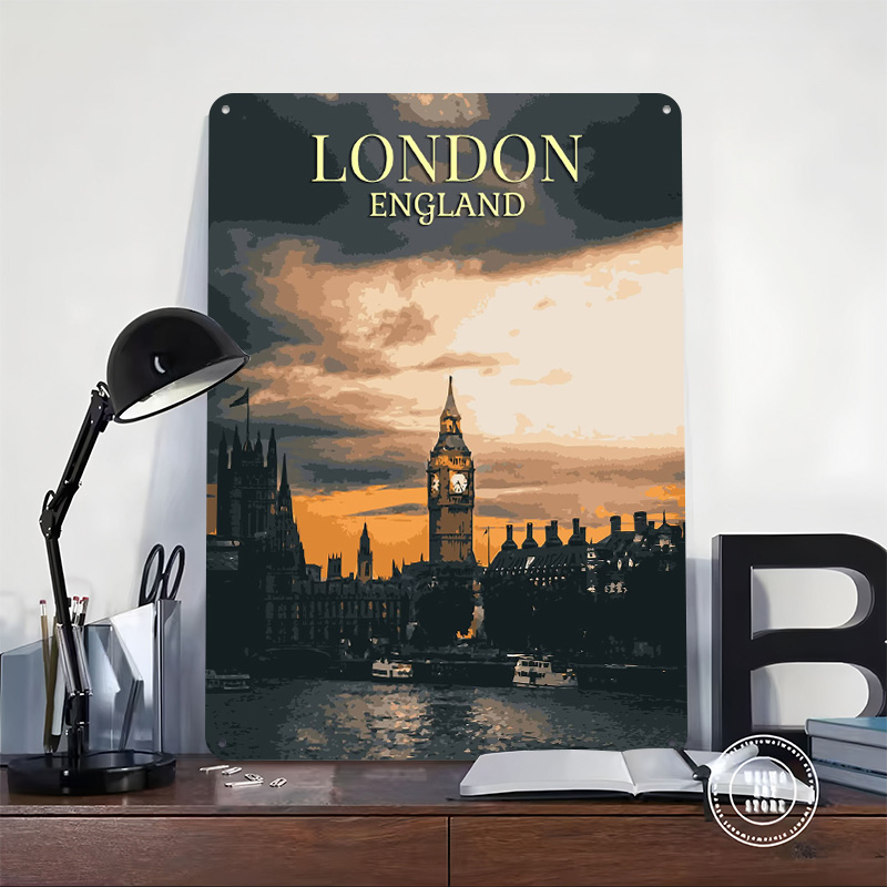 Vintage London Tinplate Poster - Home Office Of London review and price