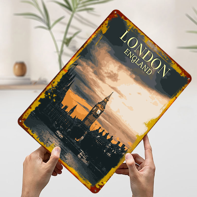 Vintage London Tinplate Poster - Home Office Of London review and price