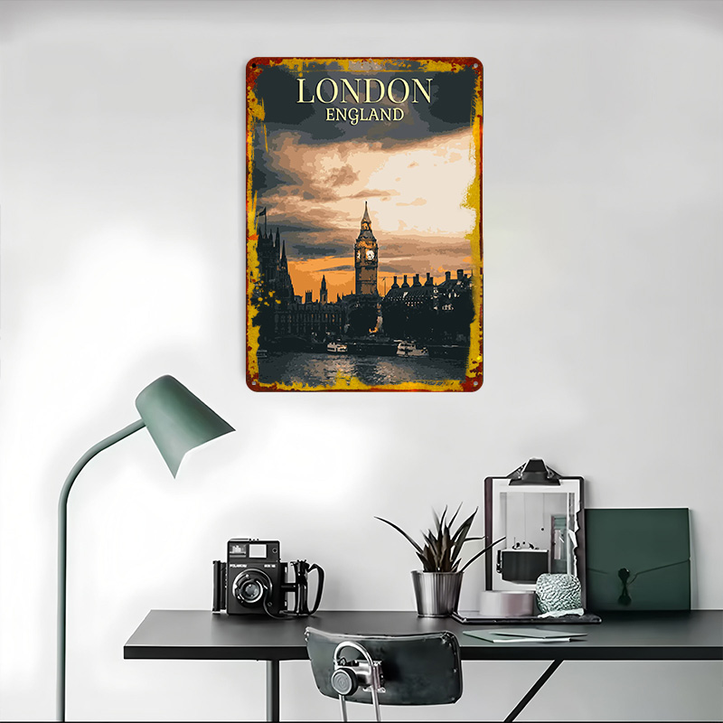 Vintage London Tinplate Poster - Home Office Of London review and price
