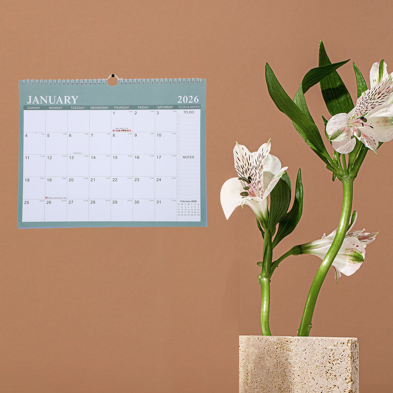 2026 1-2027 6 Large Hanging Mo - Home Office Holidays 2026 review and price