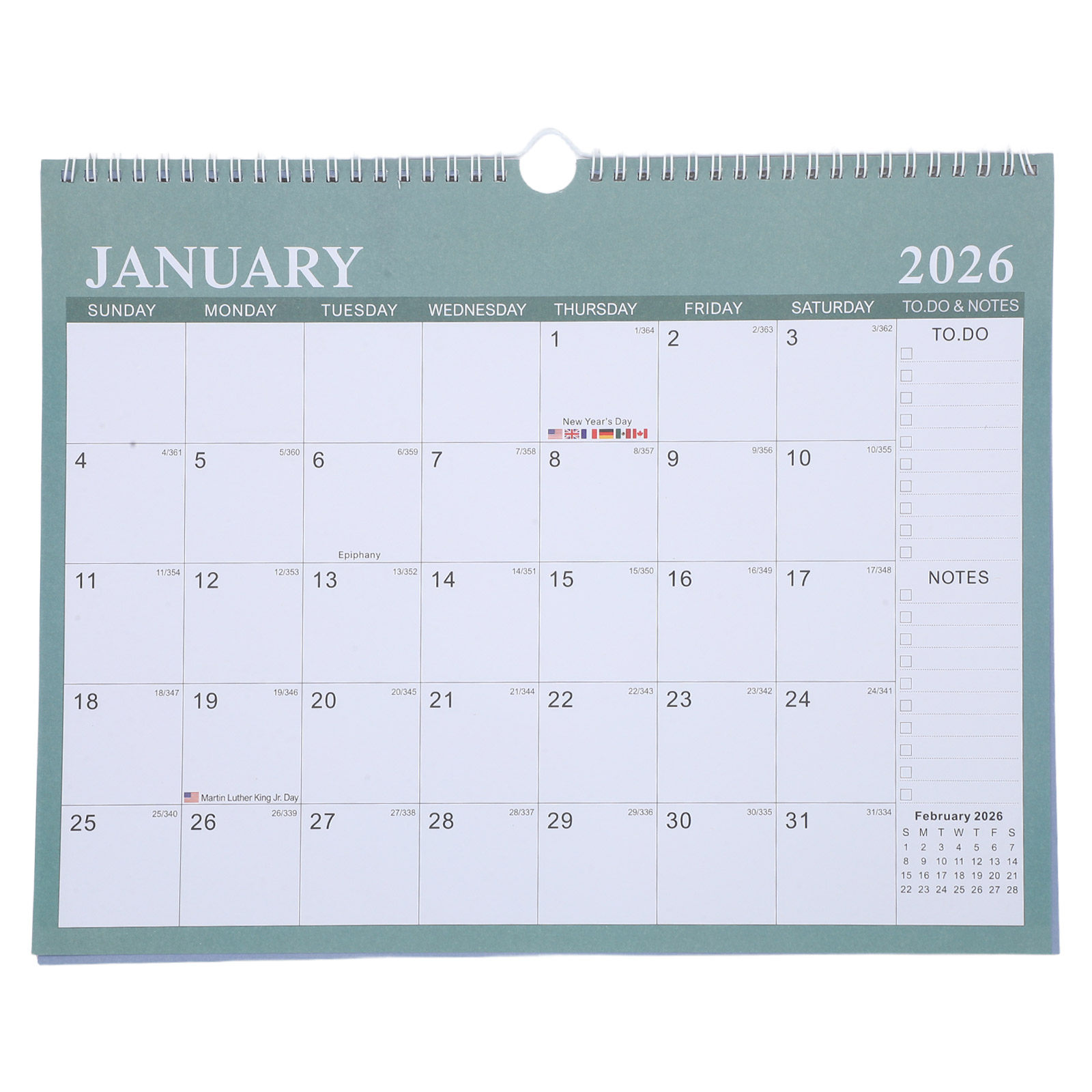2026 1-2027 6 Large Hanging Mo - Home Office Holidays 2026 review and price