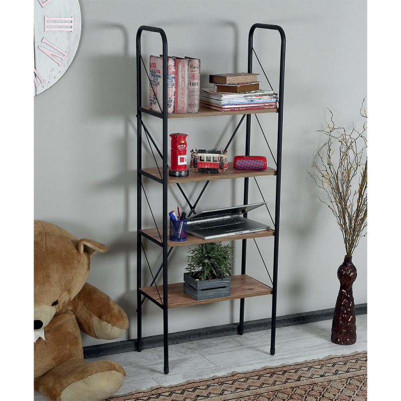 custom.Modern Industrial Metal - Home Office With Bookshelves review and price