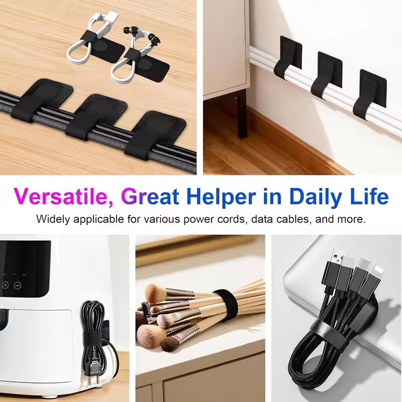 Adhesive Under Desk Cable Ties - Cable Management Box review and price