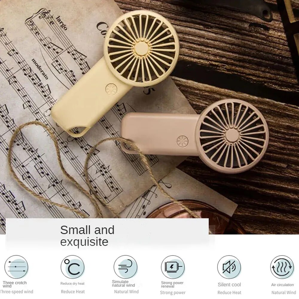 Portable Handheld Fan USB Rech - Home Office Form review and price