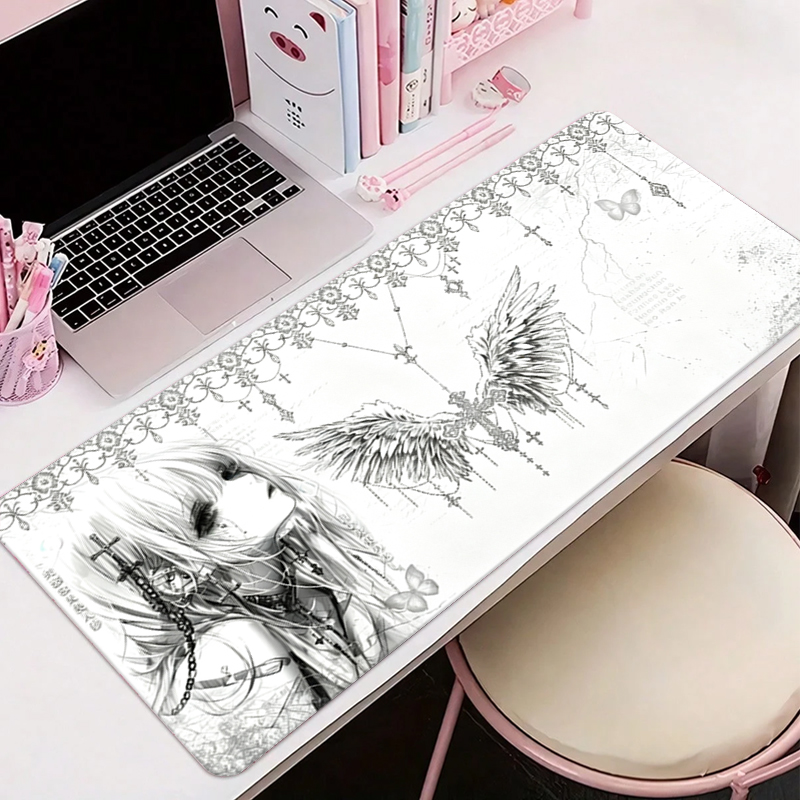 Leather Mousepad Black White A - Home Office Pc review and price