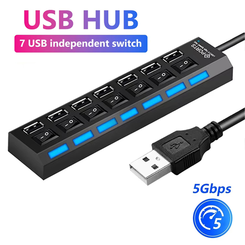 7 Port USB 2.0 Hub Splitter Fo - Home Office Pc review and price