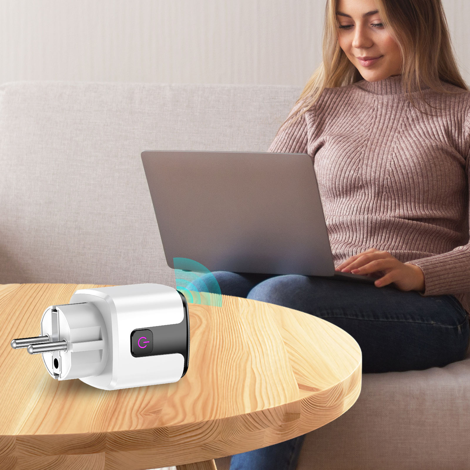 Wi-Fi & BT Smart Outlet Works  - Home Office Google review and price